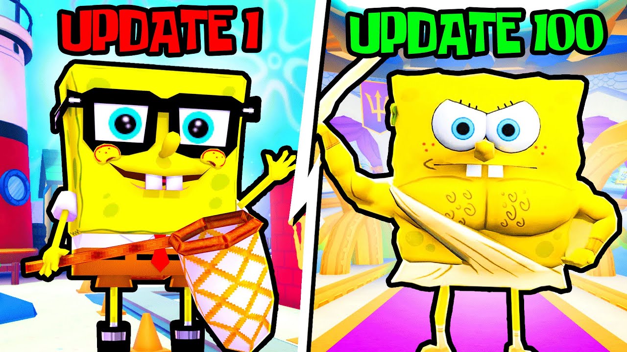 Playing Every UPDATE in SPONGEBOB TOWER DEFENSE!!!