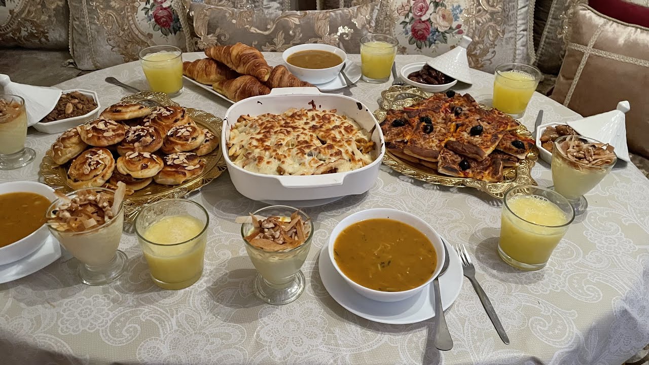 Mesa día 1 de Ramadán🌙 2023 /  recetas fáciles y muy ricas para toda la familia 👪