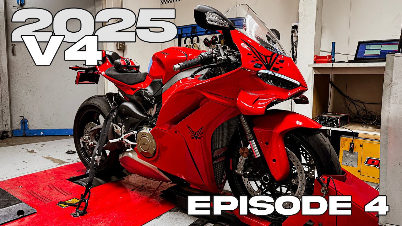 211WHP!! Episode 4: Stock 2025 Ducati Panigale V4 Dyno Tuning with BT Moto Flash
