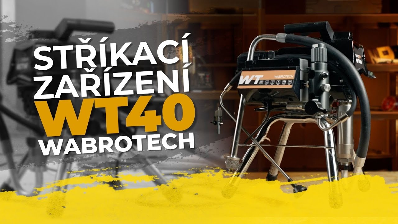 WT40 stříkací zařízení – Výkonná technologie stříkání v kompaktní konstrukci