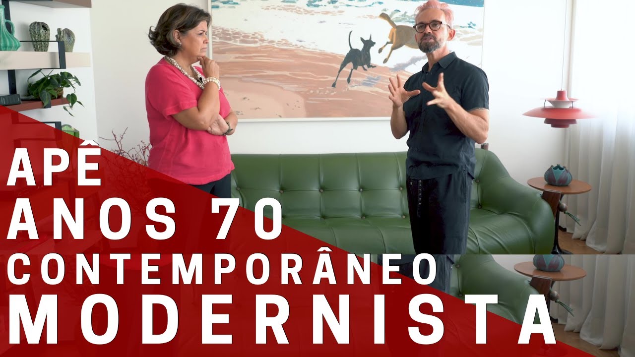 Apê dos anos 70 reformado em prédio modernista, cheio de boas ideias