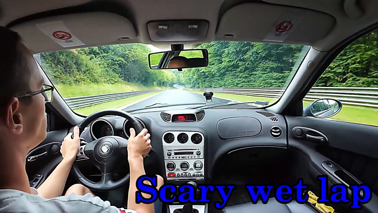 My first wet lap on Nordschleife - Alfa Romeo 156 #nürburgring