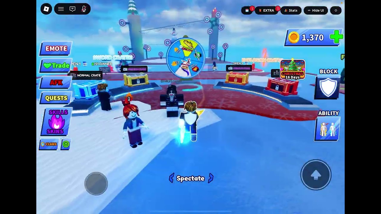 Tried to win in blade ball but raged