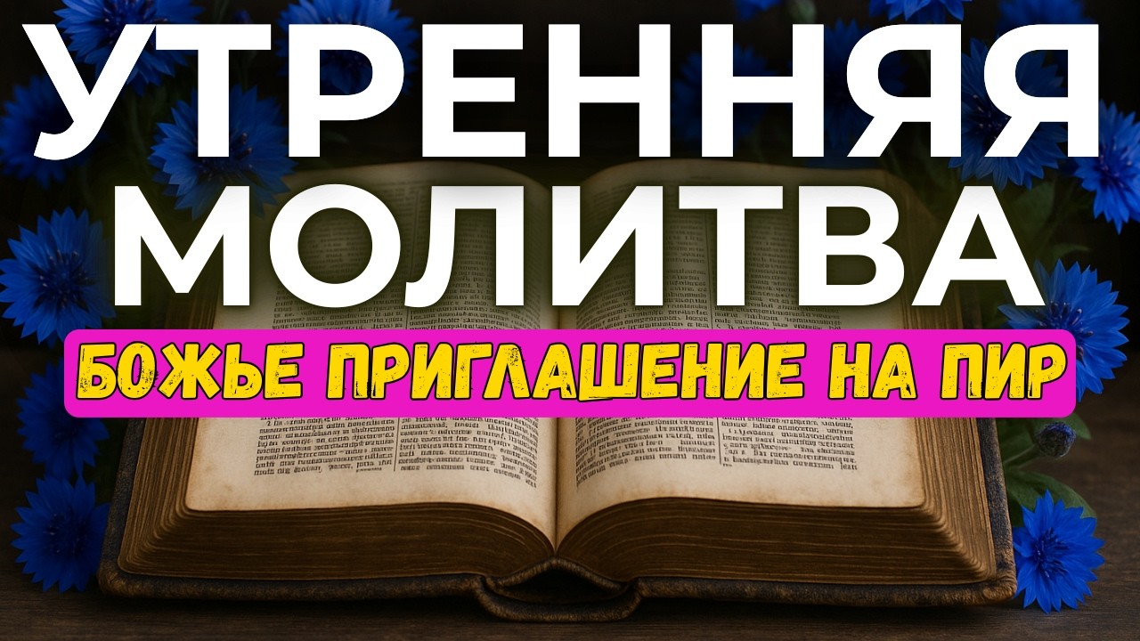 Приглашение, которое нельзя упустить! Притча о великом ужине Луки 14 | Утренняя Молитва