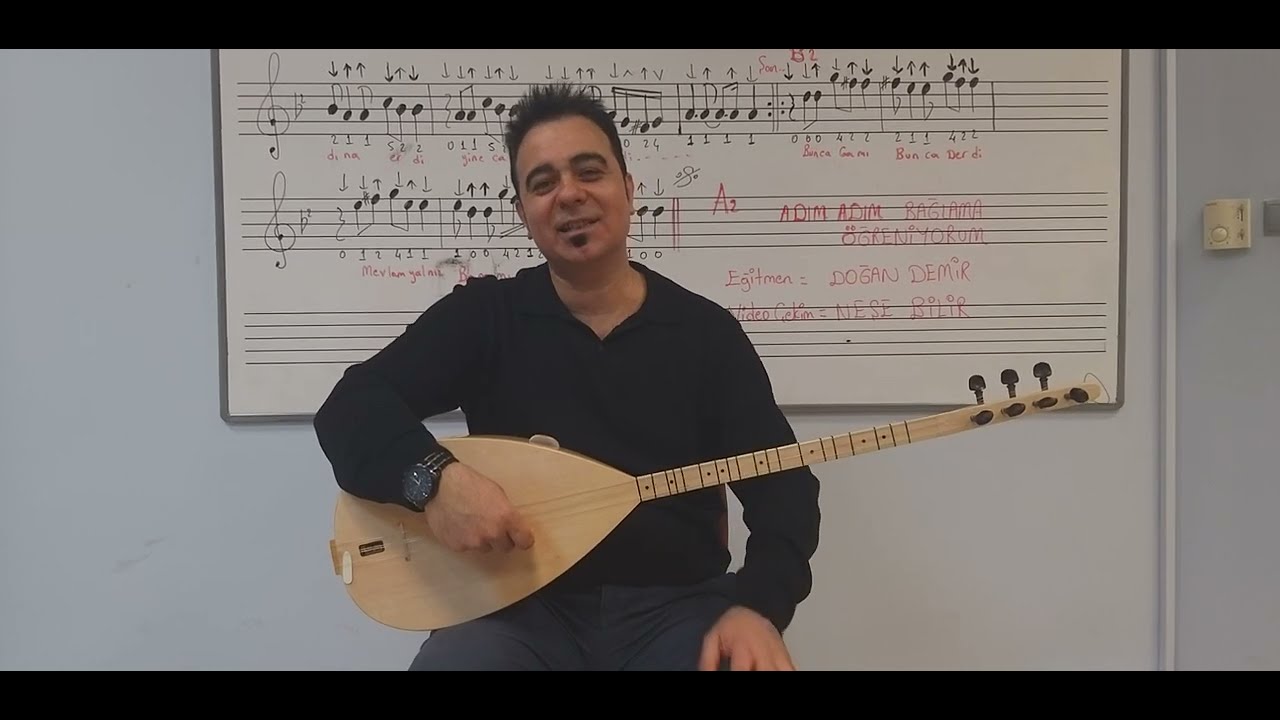 DERS 56.ERİSİN DAĞLARIN KARI TÜRKÜSÜNÜN NOTASI,SOLFEJİ VE ÇALINMASI