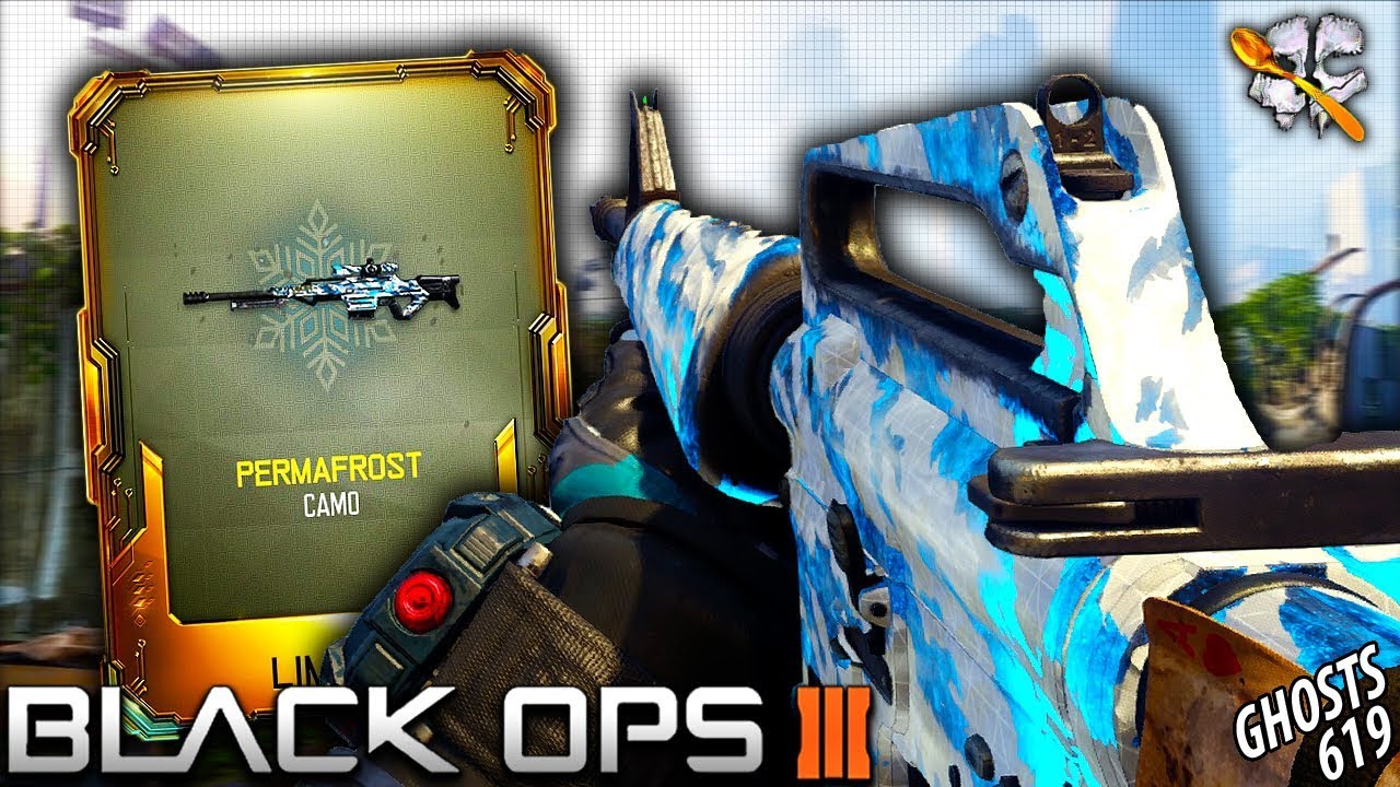 BO3 NEW Permafrost Camo Gameplay!