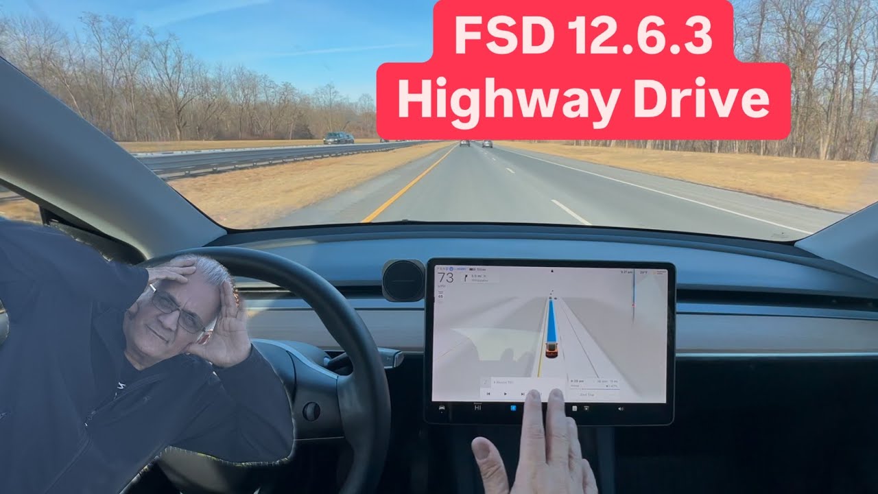 FSD 12.6.3 Highway Drive is Good, City Drive BAD!