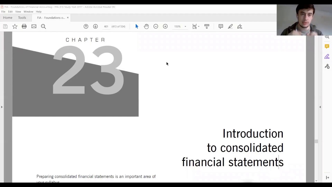 IMZA Group ACCA FA - Introduction to consolidated financial statements.