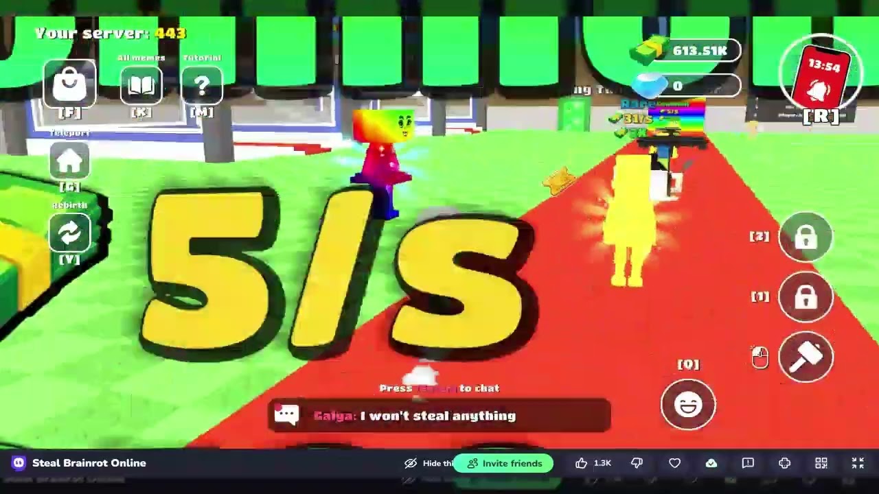 Steal brainrot (op crazygames)
