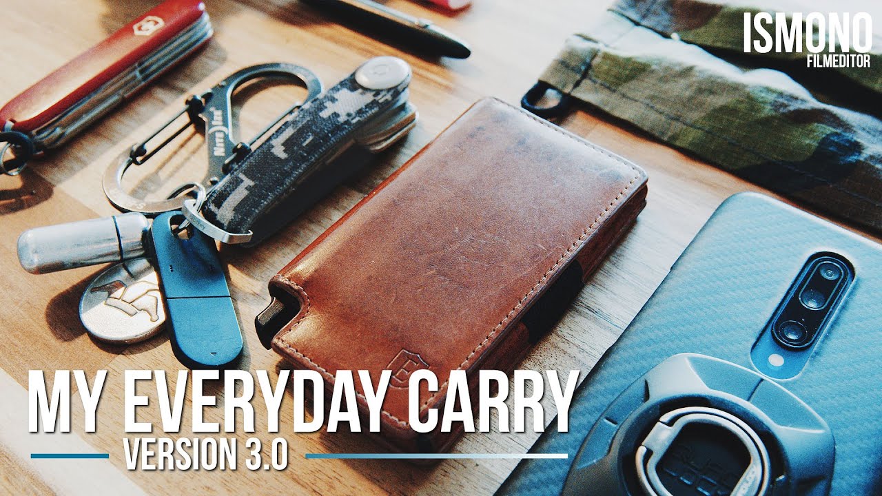 My Everydaycarry - Version 3.0 #EDC plus my new camera