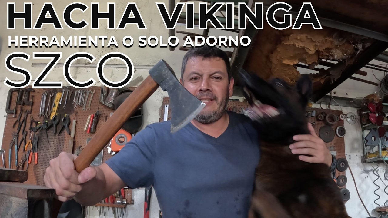 Hacha vikinga Szco. Funciona o solo Solo es un adorno?