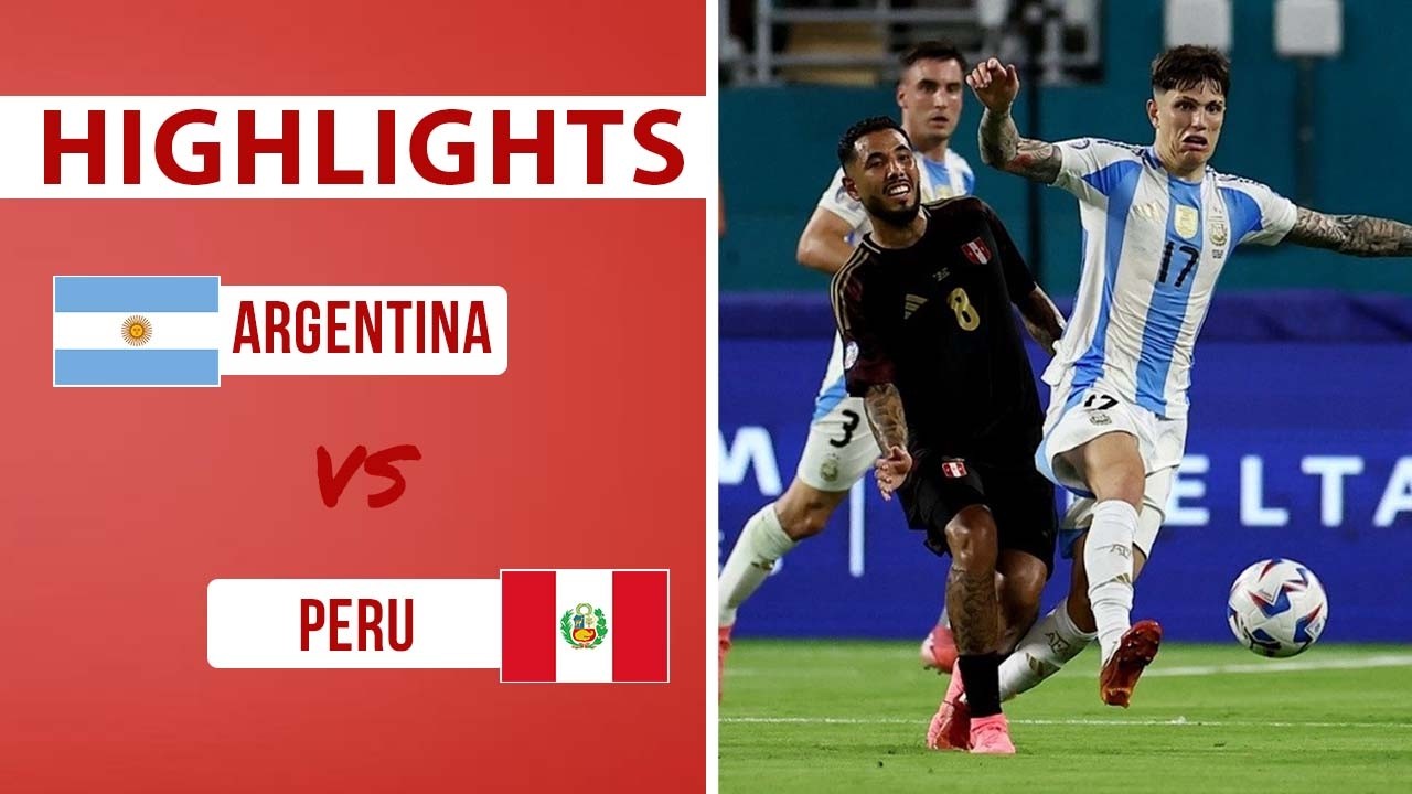 ARGENTINA vs PERU | COPA AMERICA | A Second-Half Turning Point.