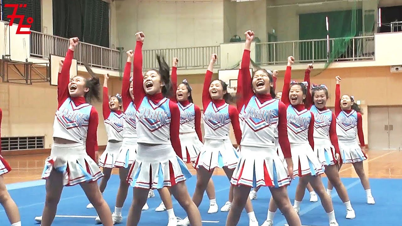 【堺チアリーディングクラブ 】関西No.1中学生たちのキュートな演技【マリンMARINE】