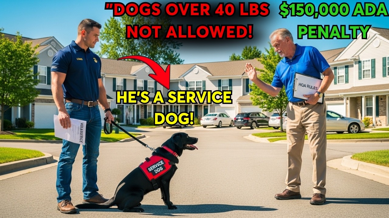 HOA Banned My Service Dog — They Didn't Know the ADA Has a $150,000 Penalty Per Violation