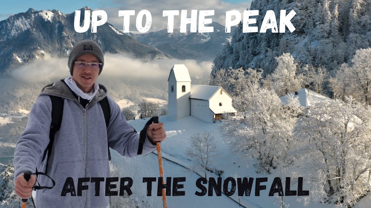 Up To The Peak After The Snowfall - Petersberg, Bavaria