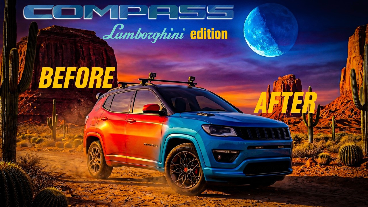 INDIA main hua AMERICAN car par ITALIAN colour 🔥 | 1 in a Million Compass Painted @Brotomotiv