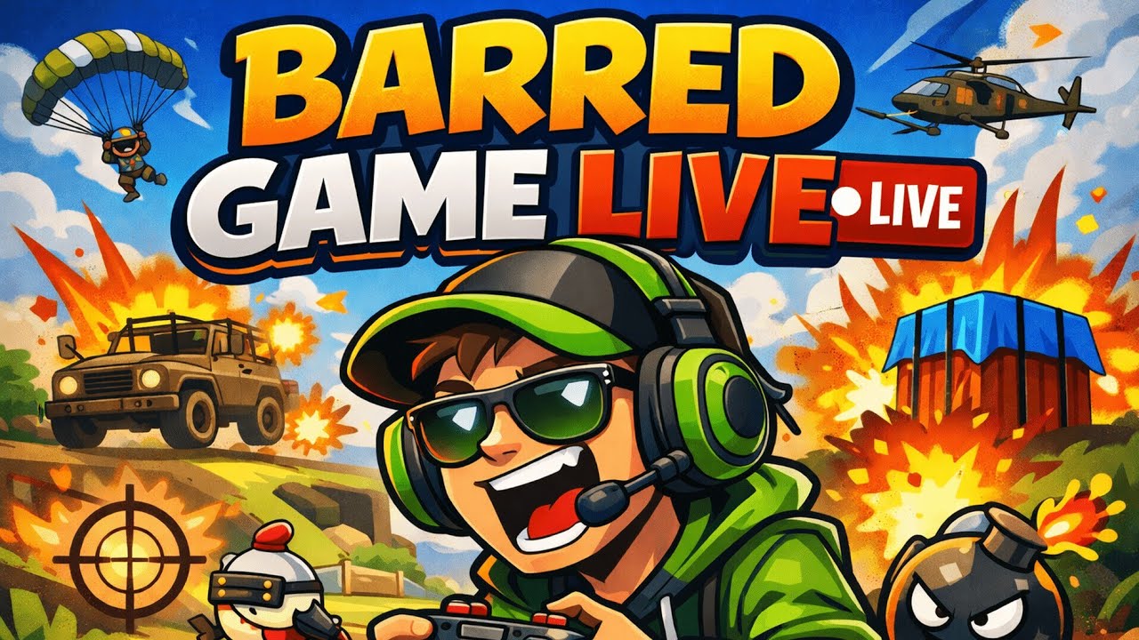 BARRED GAME LIVE 🔴 | Insane Funny Moments #toxicgamer #shorts #funny #fungames