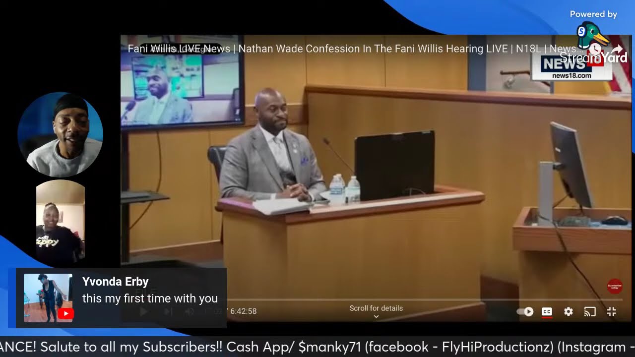 Nathan Wade Confession In The Fani Willis Hearing PART2 