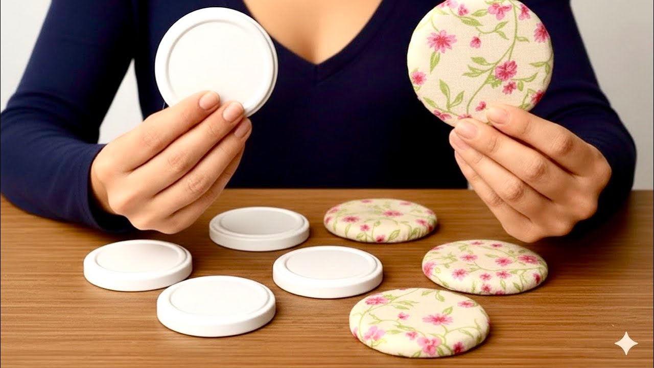 ✅DON’T THROW AWAY JAR LIDS ! I Have a fantastic Idea!🌟