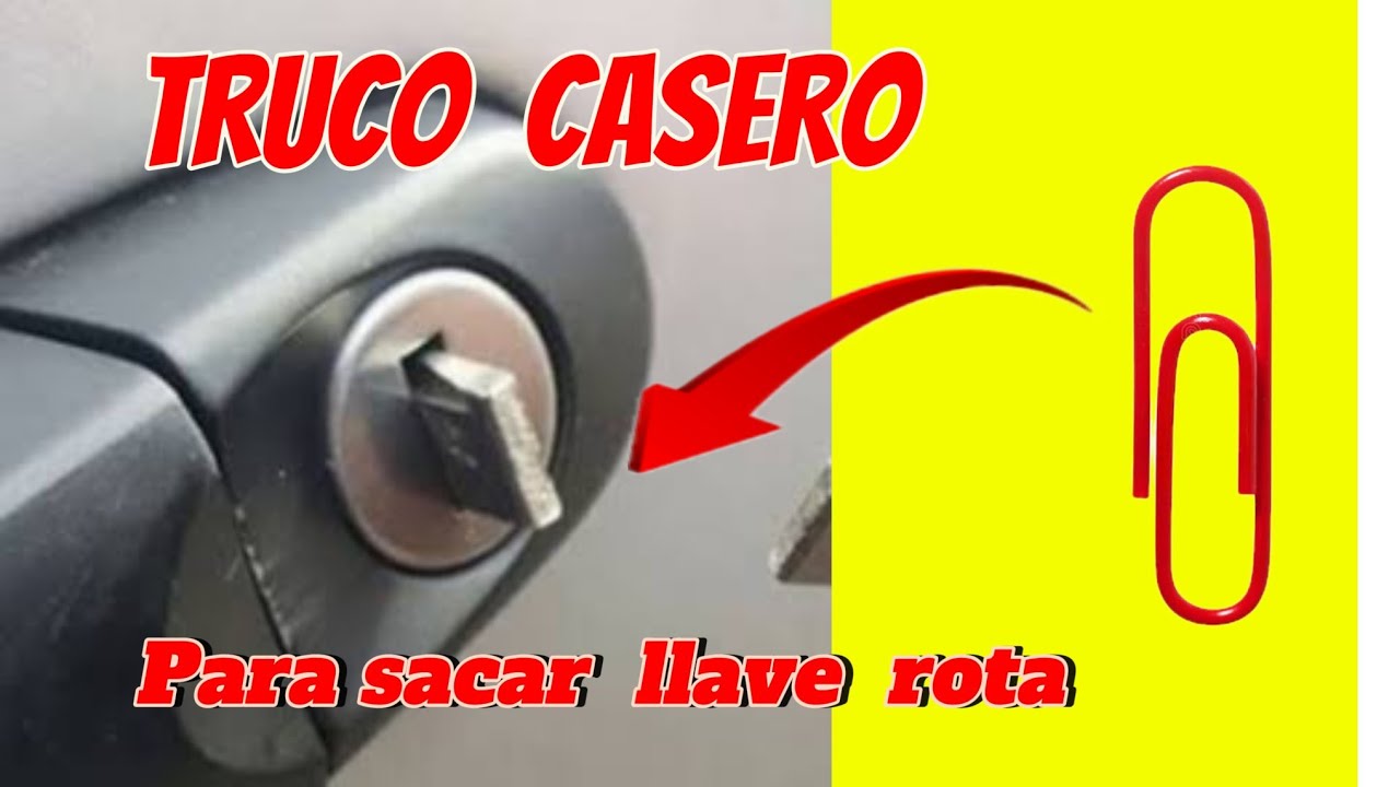 ✅️  ❗️APRENDE  ESTE  TRUCO  ❗️PARA SACAR 🔑 LLAVE  PARTIDA  DE CUALQUIER   CERRADURA 😱😱