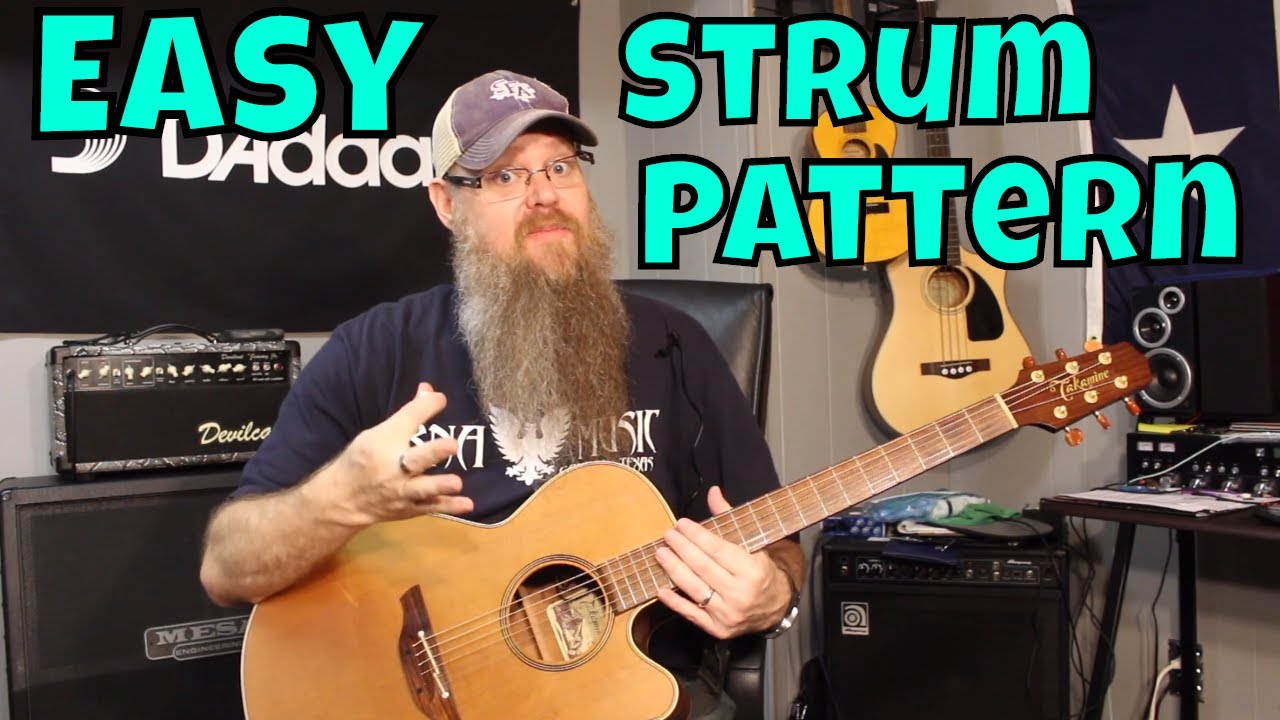 Easy Guitar Strum Pattern for Beginners!