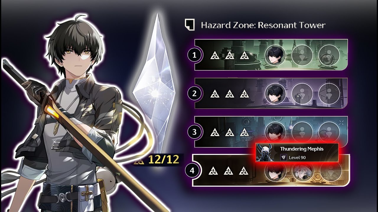 He's the MAIN CHARACTER? Havoc MC Tower Of Adversity | Resonant Tower - Wuthering Waves 1.4