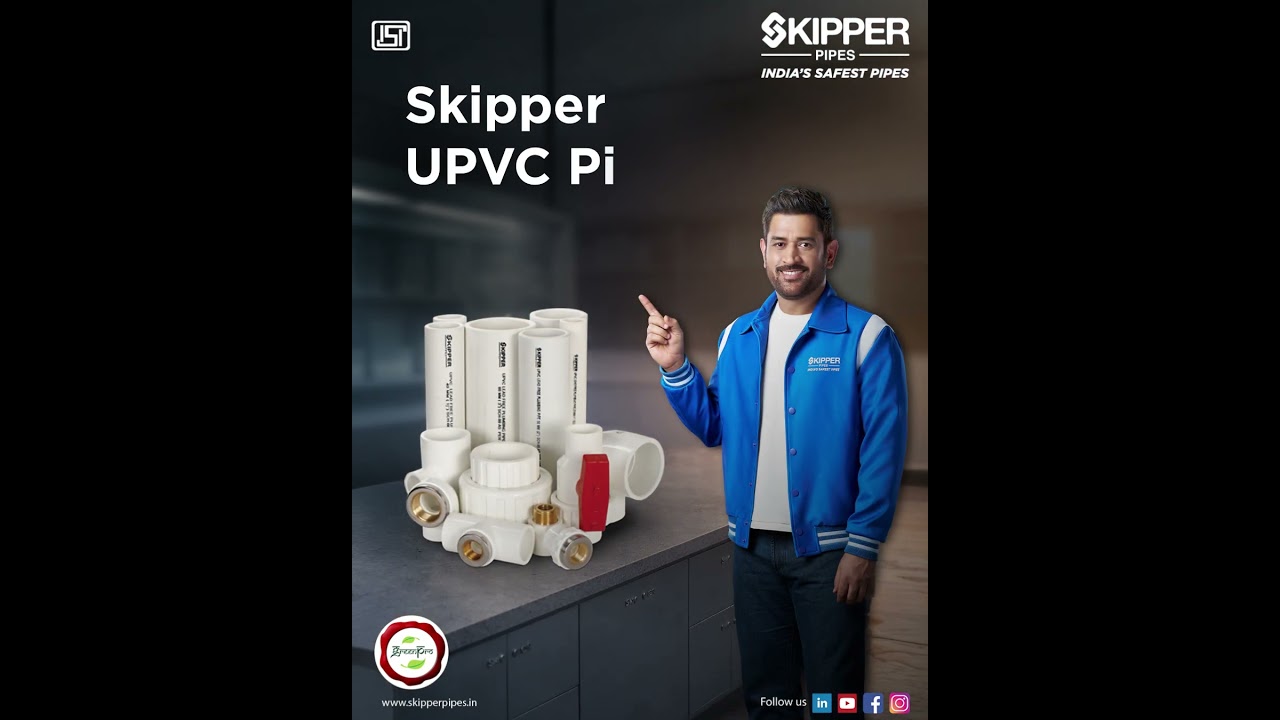 Pure water begins with pure pipelines #SkipperPipes