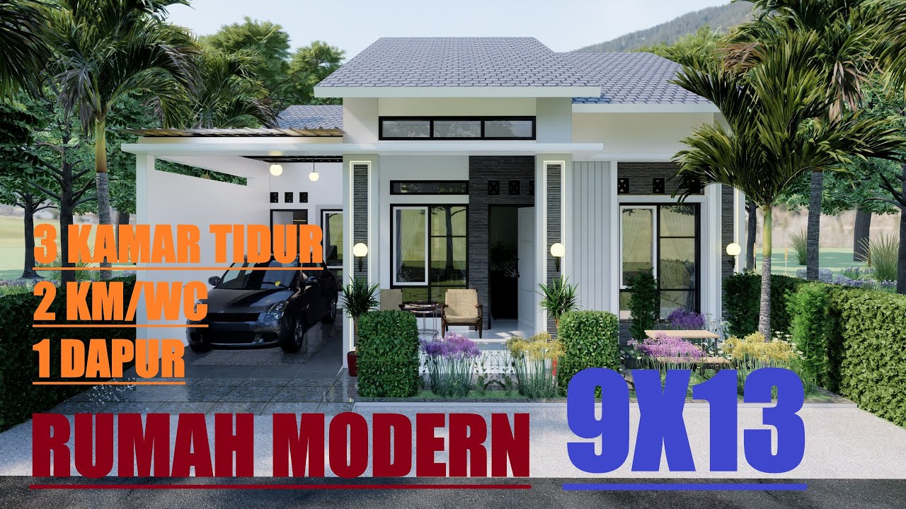 Rumah Penuh Warna Kalian Pasti Suka 9x13 #rumahmodern #rumahminimalis #rumahidaman