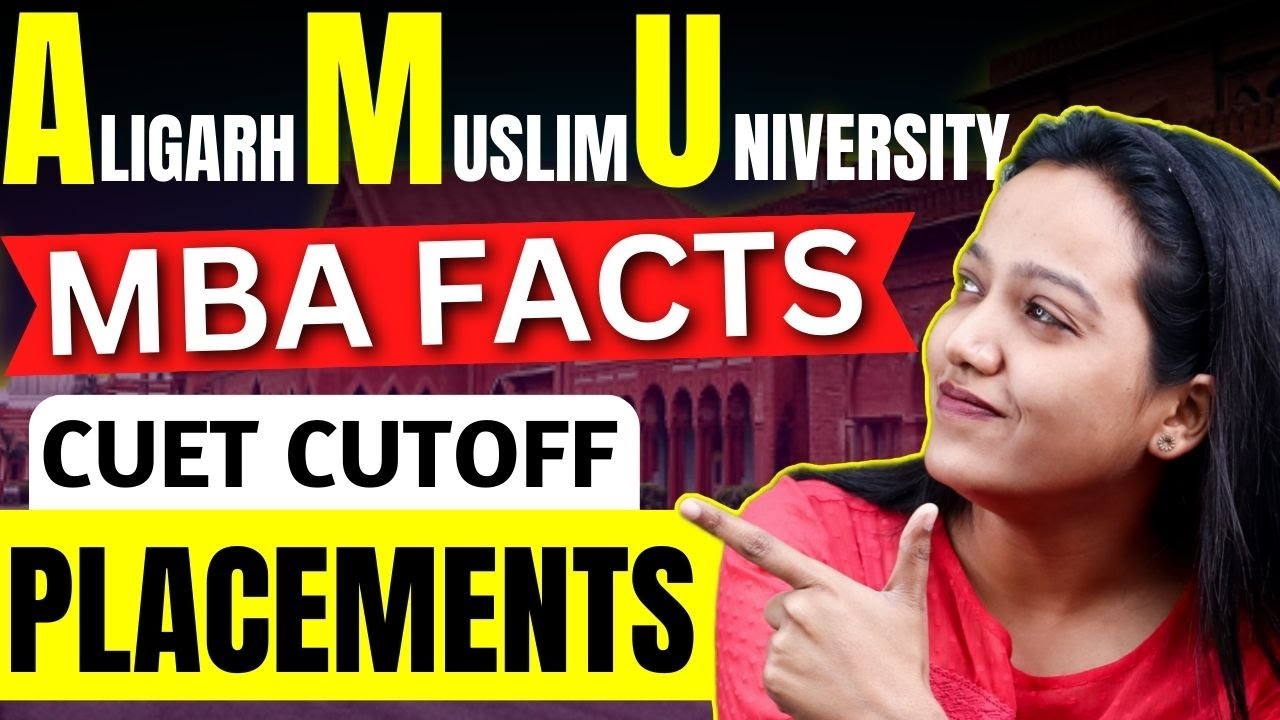 MBA at Aligarh Muslim University Through CUET PG 👉🏻 Complete Details | Cutoffs | Placements #cuetpg