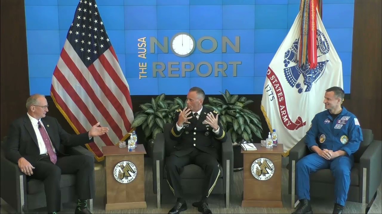 AUSA's Noon Report - LTG Daniel Karbler, Army SMDC and Astronaut COL Andrew Morgan - 5-4-2021
