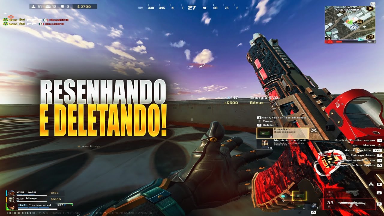 🔥 AMASSANDO O LOBBY E RESENHANDO! - Blood Strike