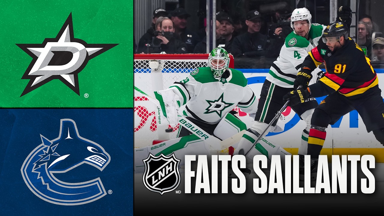 Stars vs Canucks 02/03/26 | Faits saillants