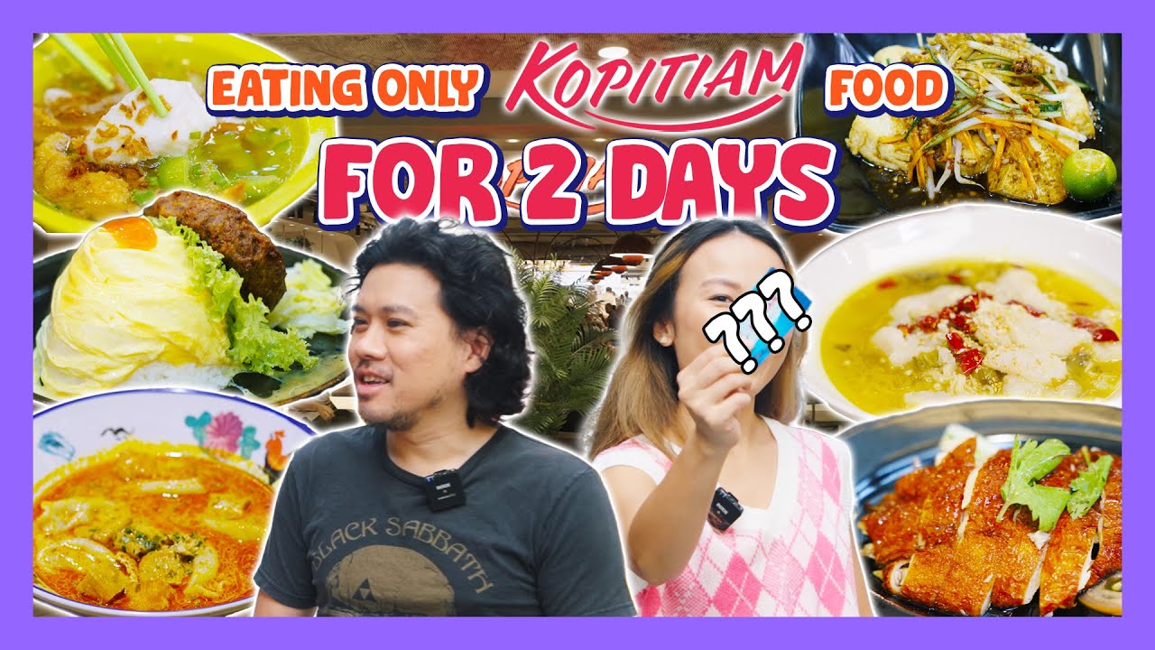 Eating only New Kopitiam food for 48 hours! | Food Finders Singapore S5E8