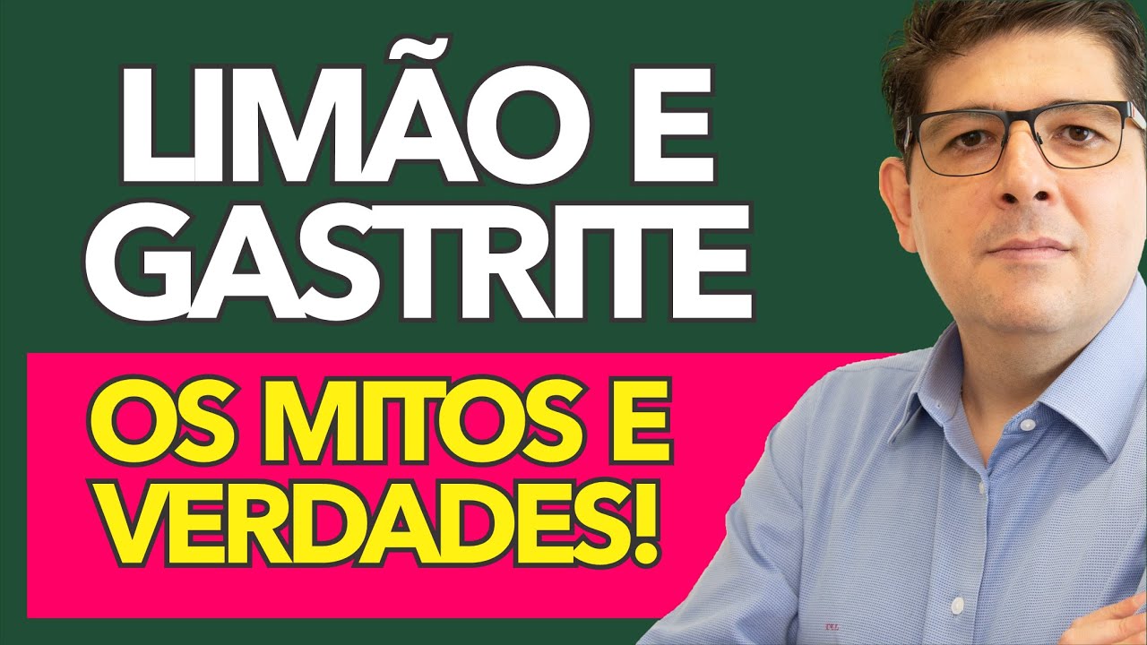 Água com Limão e Gastrite: Pode ou Não Pode? Saiba Tudo | Dr Juliano Teles