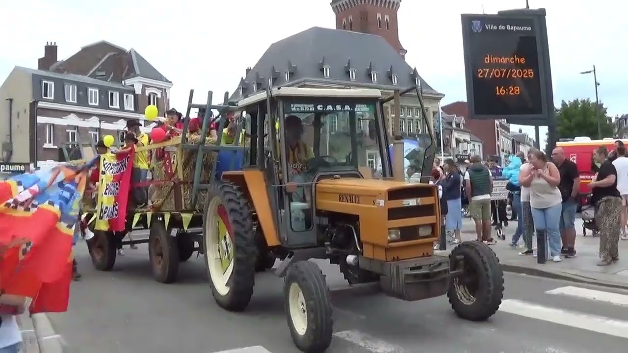 défilé carnavalesque de Bapaume le 27 juillet 2025