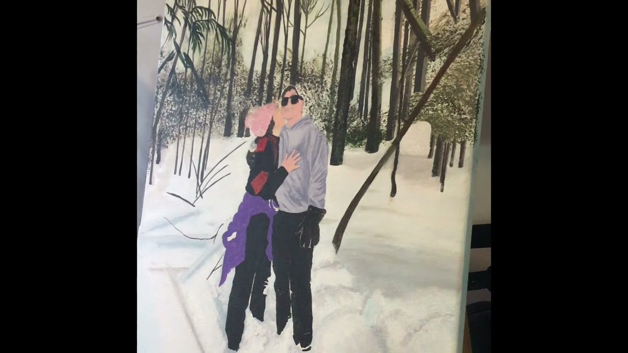 Winter's Glow Season 2, E7, Winter Landscape, Acrylic Painting, Art Tutorial@ArtWithJanineLiza
