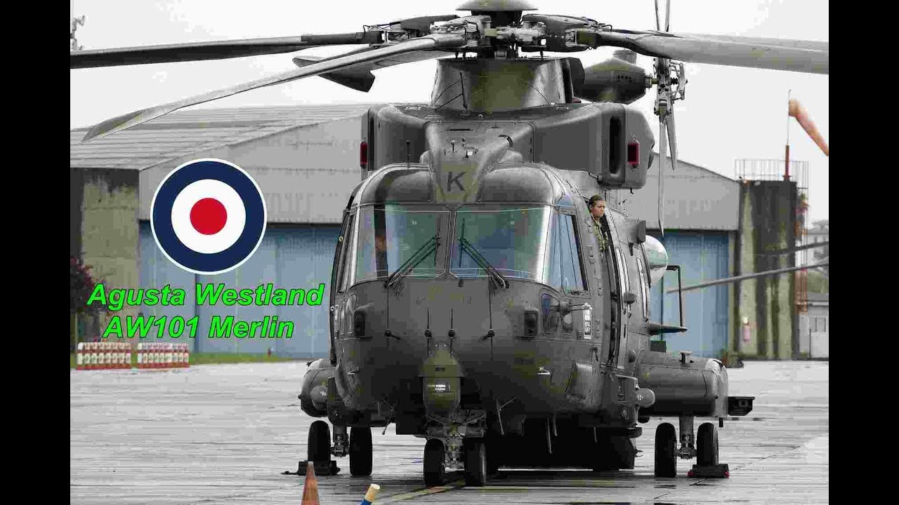 Agusta Westland AW101 Merlin Start up en Leso. 4K. #Helicóptero