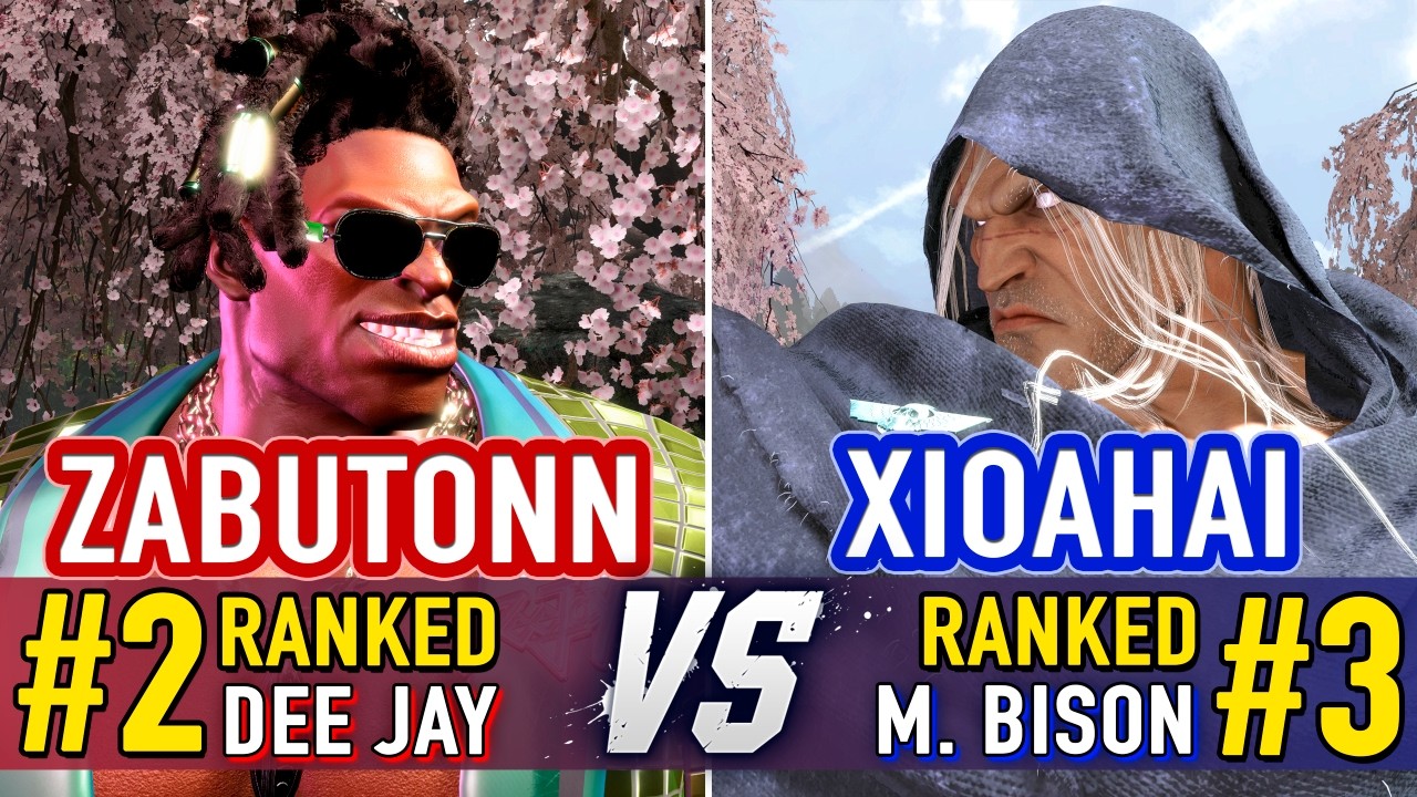 SF6 🤜 ZABUTONN (#2 Ranked Dee Jay) vs XIAOHAI (#3 Ranked M.Bison) 🤛 SF6 High Level Gameplay