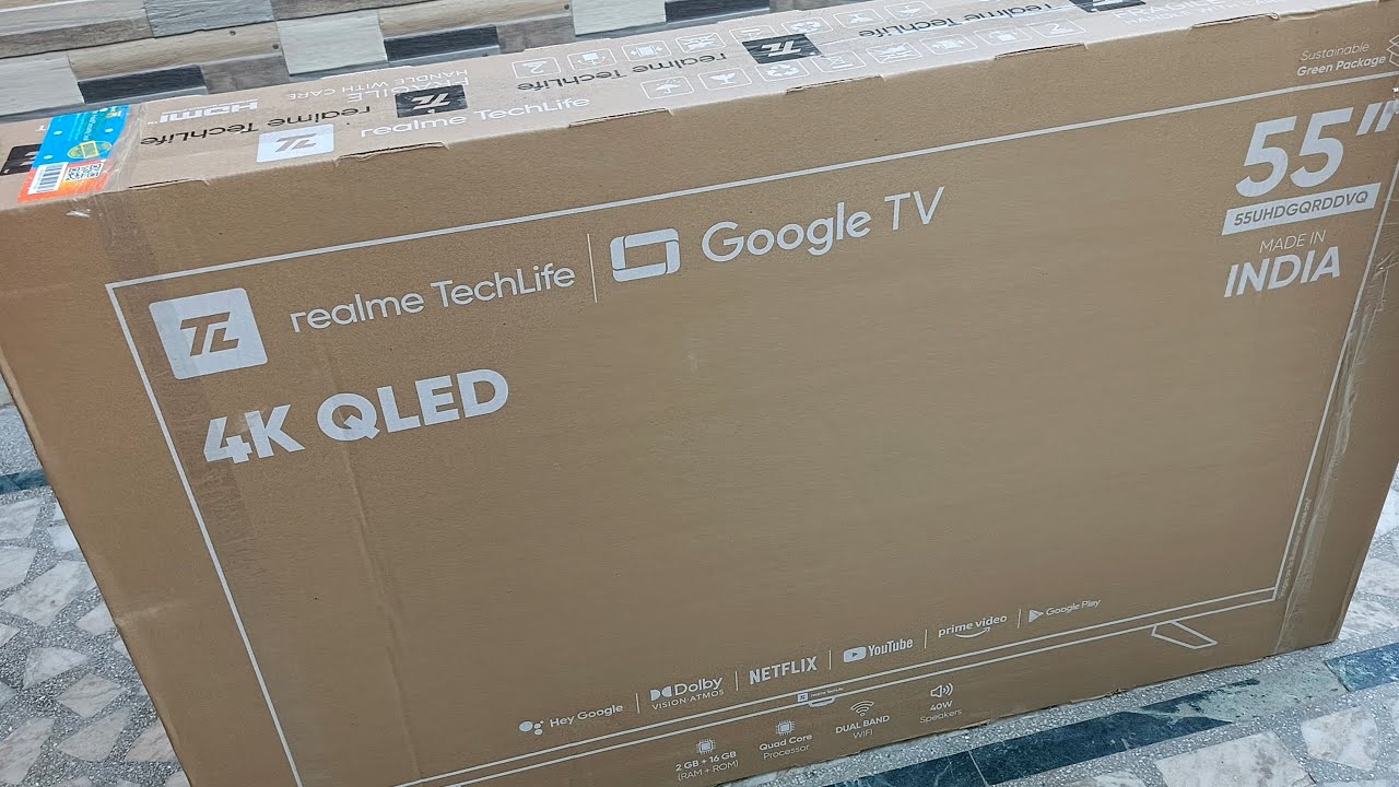 realme TechLife 139 cm (55 inch) QLED Ultra HD (4K) Smart Google TV 2025 Edition #realme #review 