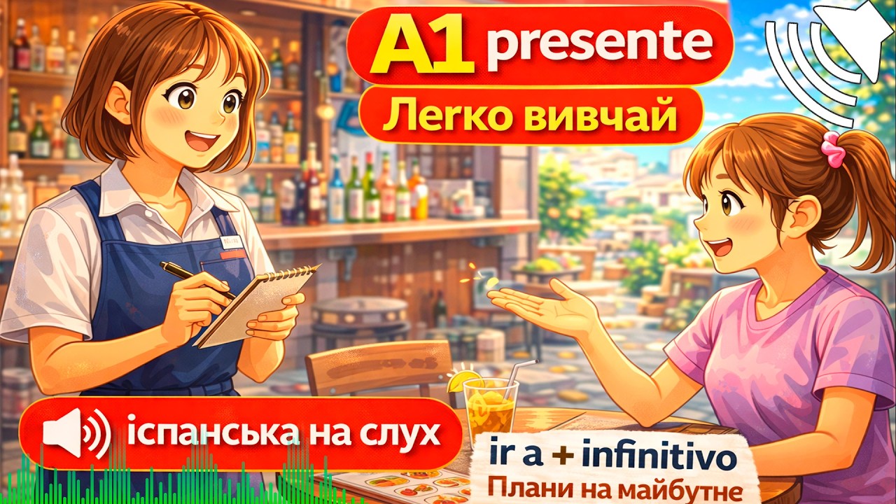 Аудіо для слухання А1 | Навіщо ходять в бар в Іспанії | Граматика: presente imperativo Episodio 4