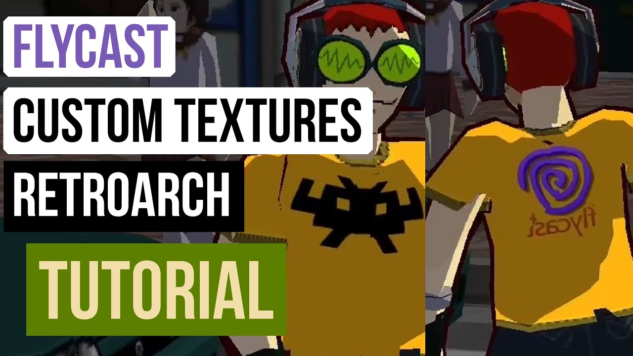 Dump, Edit and Replace Dreamcast Textures with Flycast using RetroArch