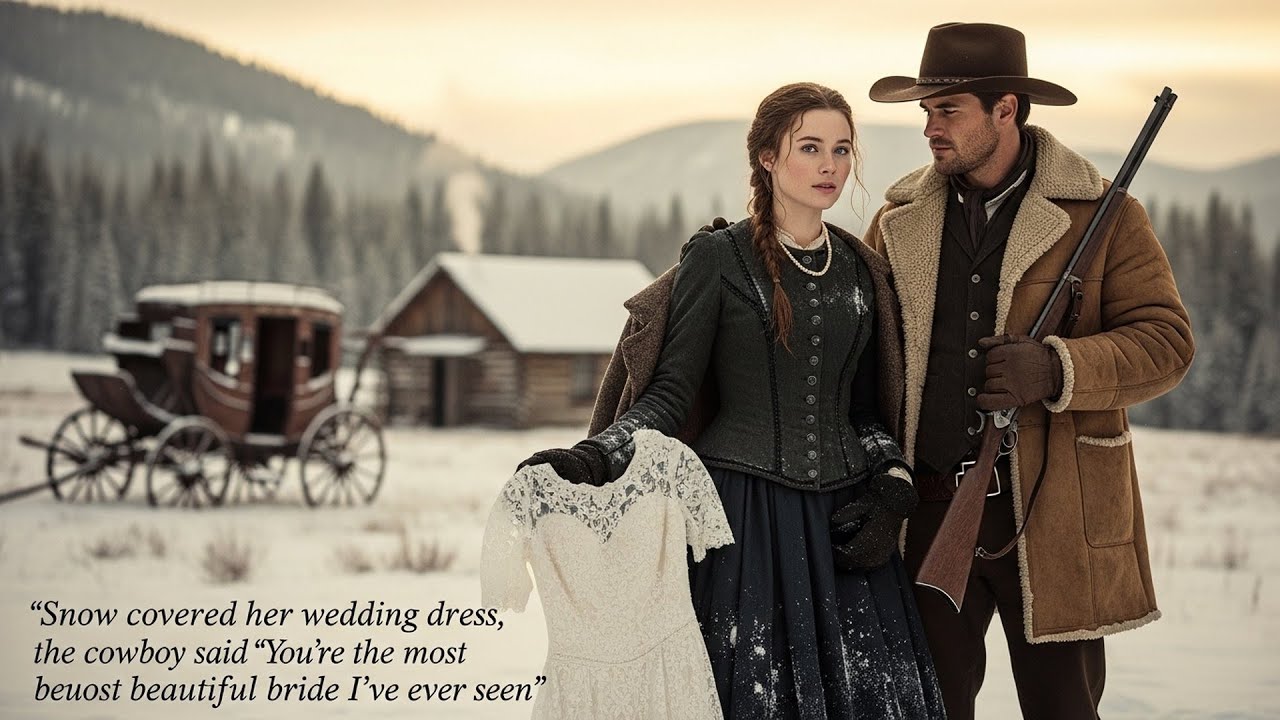 Snow Covered Her Wedding Dress, The Cowboy Said 