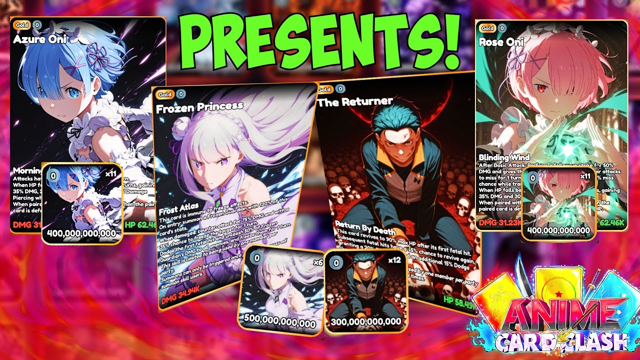 EVERYTHING In NEW Re-Zero Presents (& Secret) In Anime Card Clash!