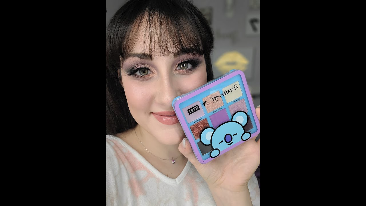 The Creme Shop BT21 Purple Love Eyeshadow Palette- KOYA + Caitria Cosmetics / colorme_kaydence
