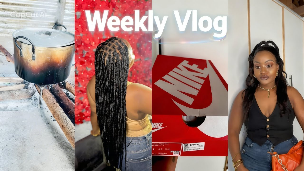 #WeeklyVlog| Makeup| New hair| New Sneakers| Makeup/Hair installation 