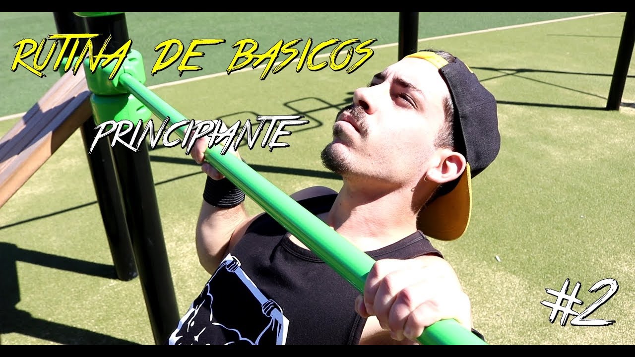 STREET WORKOUT - RUTINAS DE BÁSICOS - NIVEL PRINCIPIANTE #2
