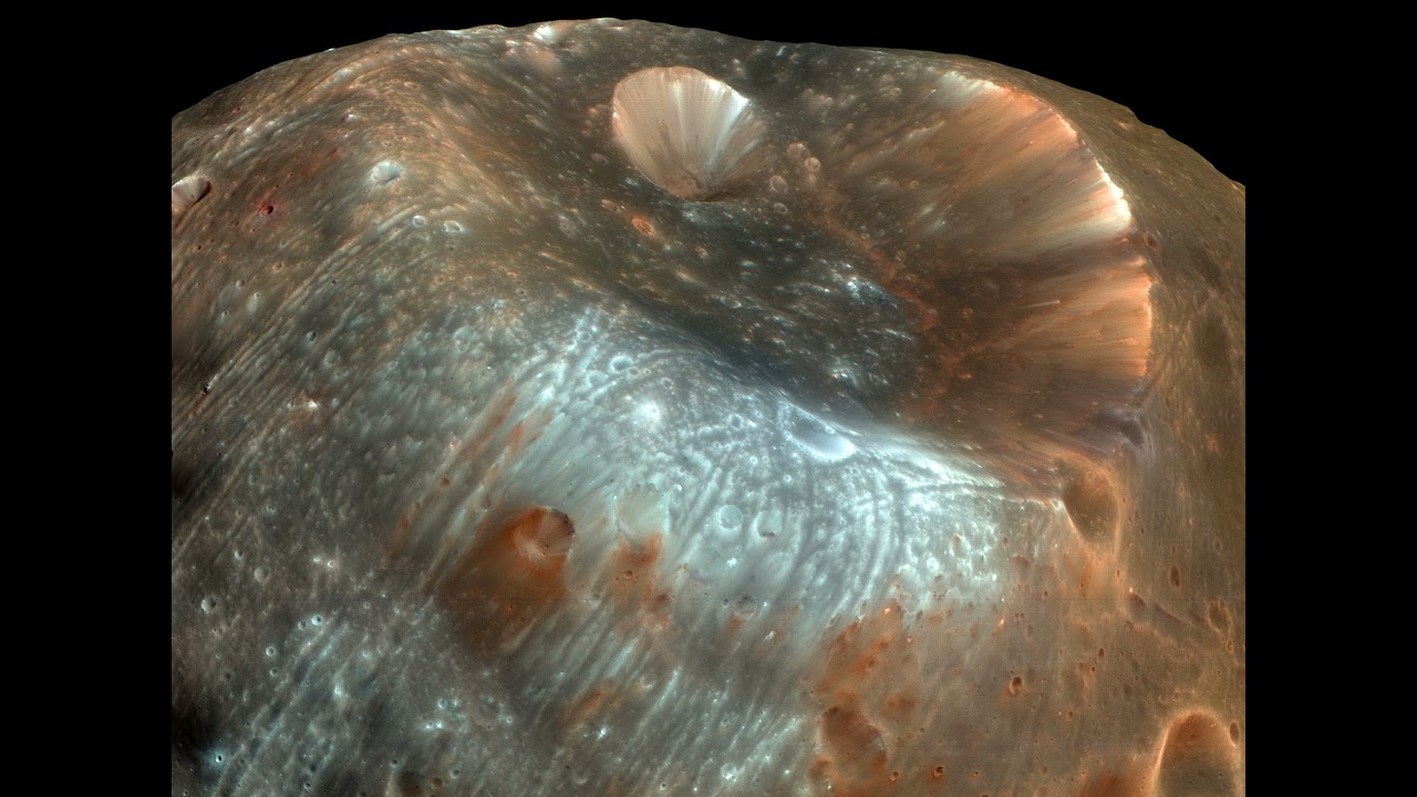 Stickney Crater #shorts