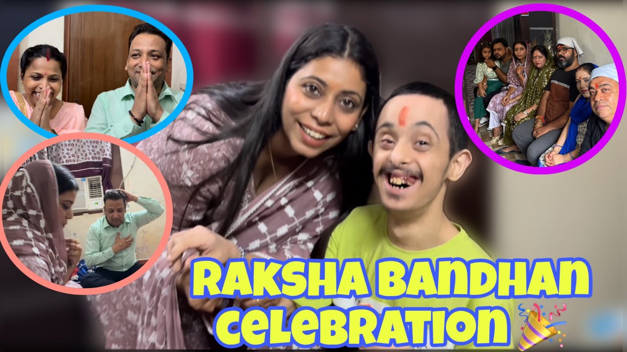 Raksha Bandhan kiya celebrate 🥳 machaya dhamaal kari masi lagayi raunake 🙏