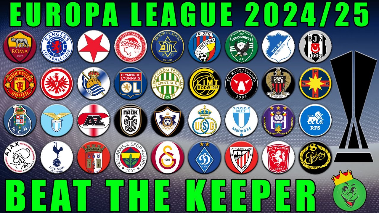 Europa League 2024/25 - Beat The Keeper Marble Race / Marble Race King