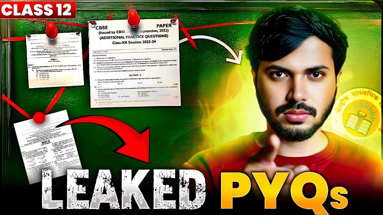 LEAKED PYQ's Physical Education for Class 12 Boards 2024-25 🔥 Score 100 in PE | Including MCQ's